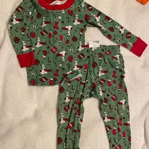 Hannah anderson peanuts Christmas jammies 24mo